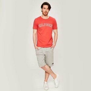 Tommy Hilfiger pánské červené tričko - XL (633)